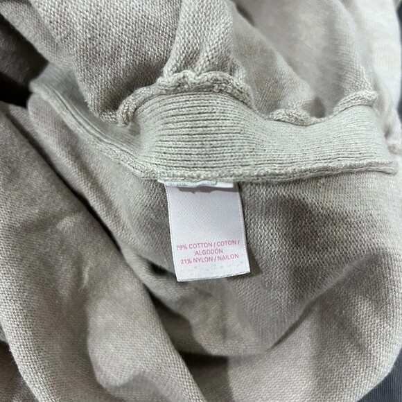 Victoria's Secret Cream Beige Ruched Crew Neck Sweater Dress Size Small 12-24 - Picture 6 of 12